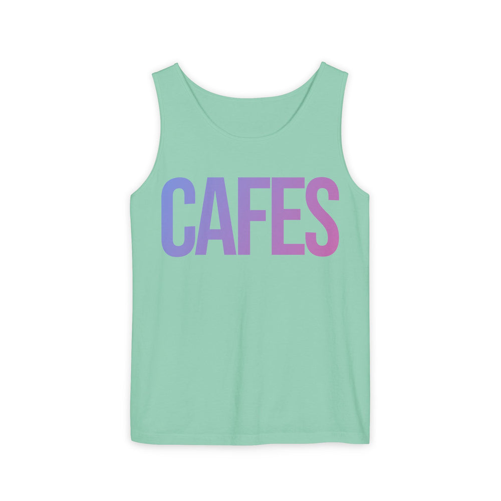 Summer Vibes Cafes Tank Ocean