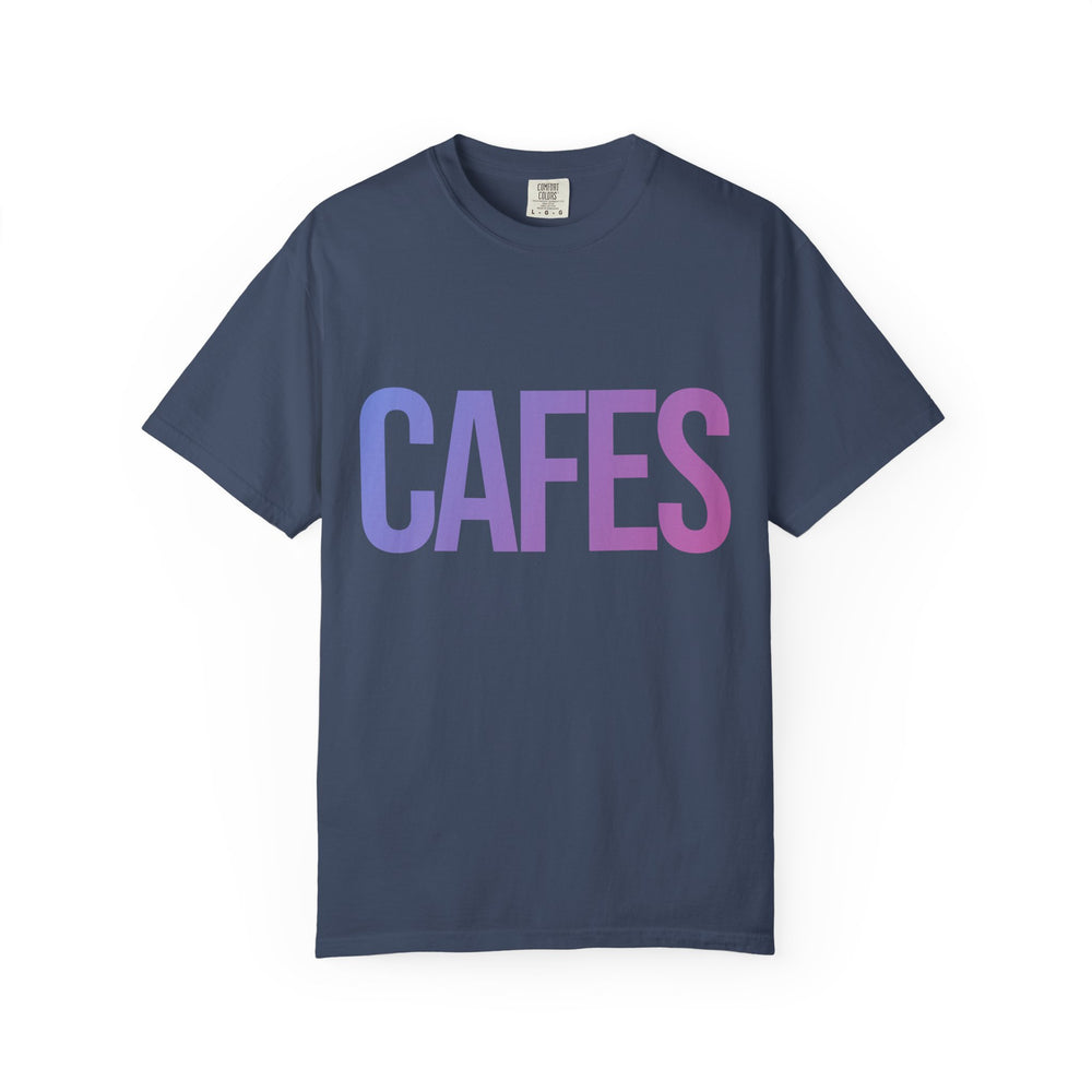 Cafes Tee in Midnight