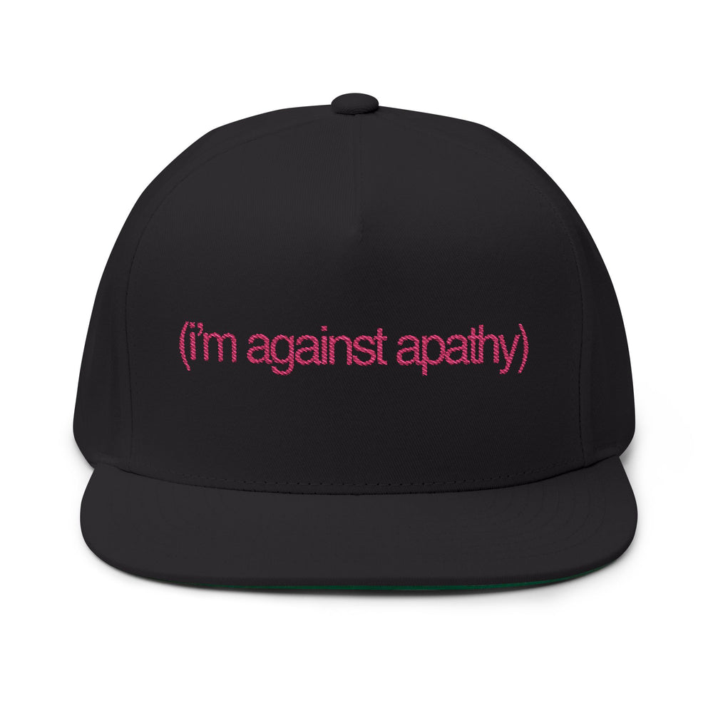 Against Apathy Embroidered Cap Black/Pink