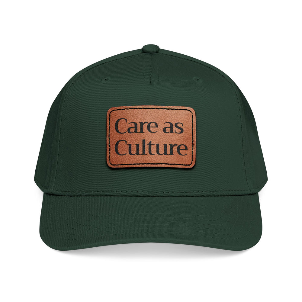 Care as Culture Cap Green/Leather