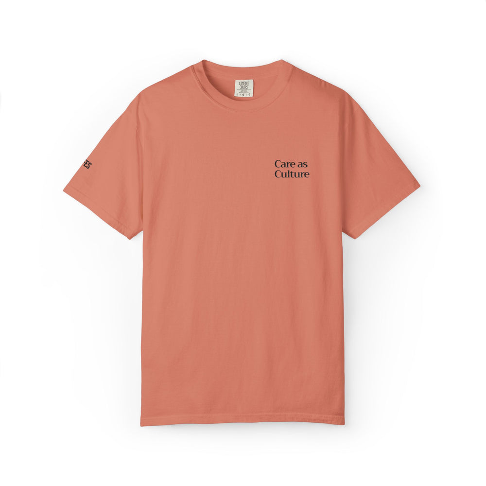 Care as Culture Embroidered Tee in Terracotta