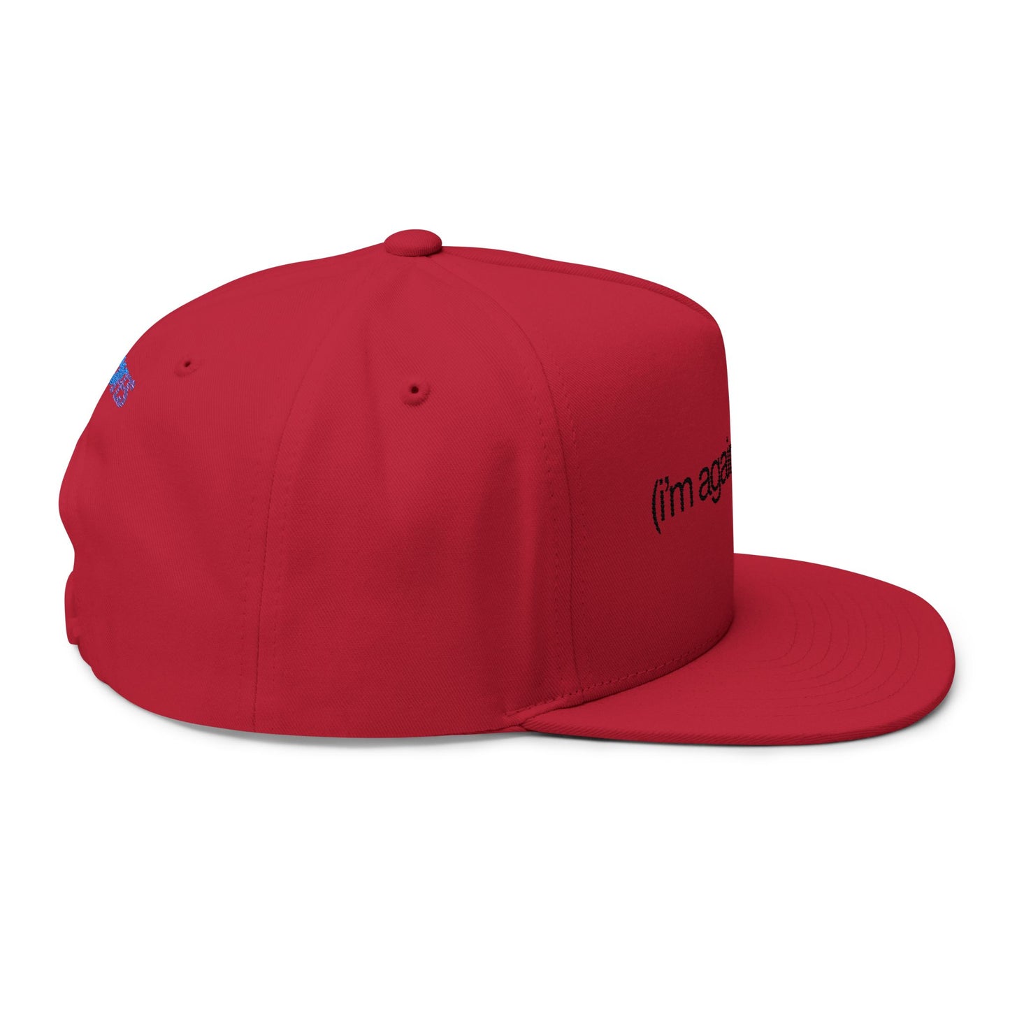Against Apathy Embroidered Cap Red/Black