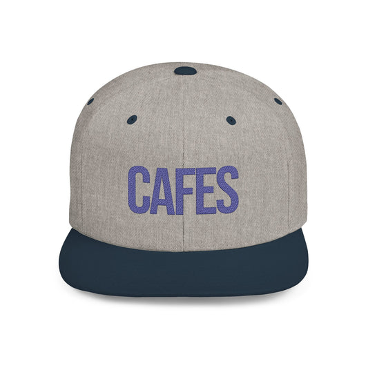 Cafes Cap Embroidered Gray/Navy