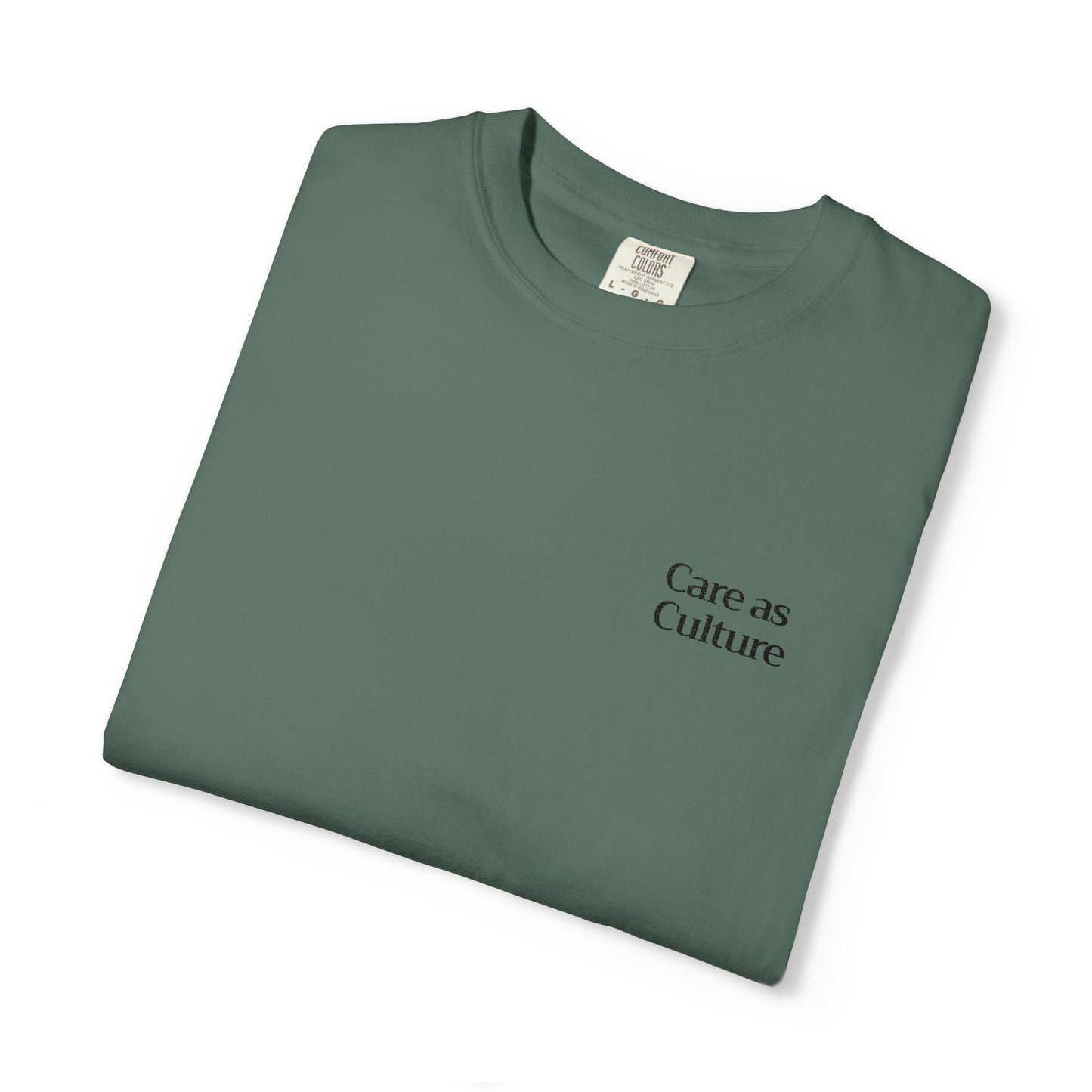 Care as Culture Embroidered Tee Spruce