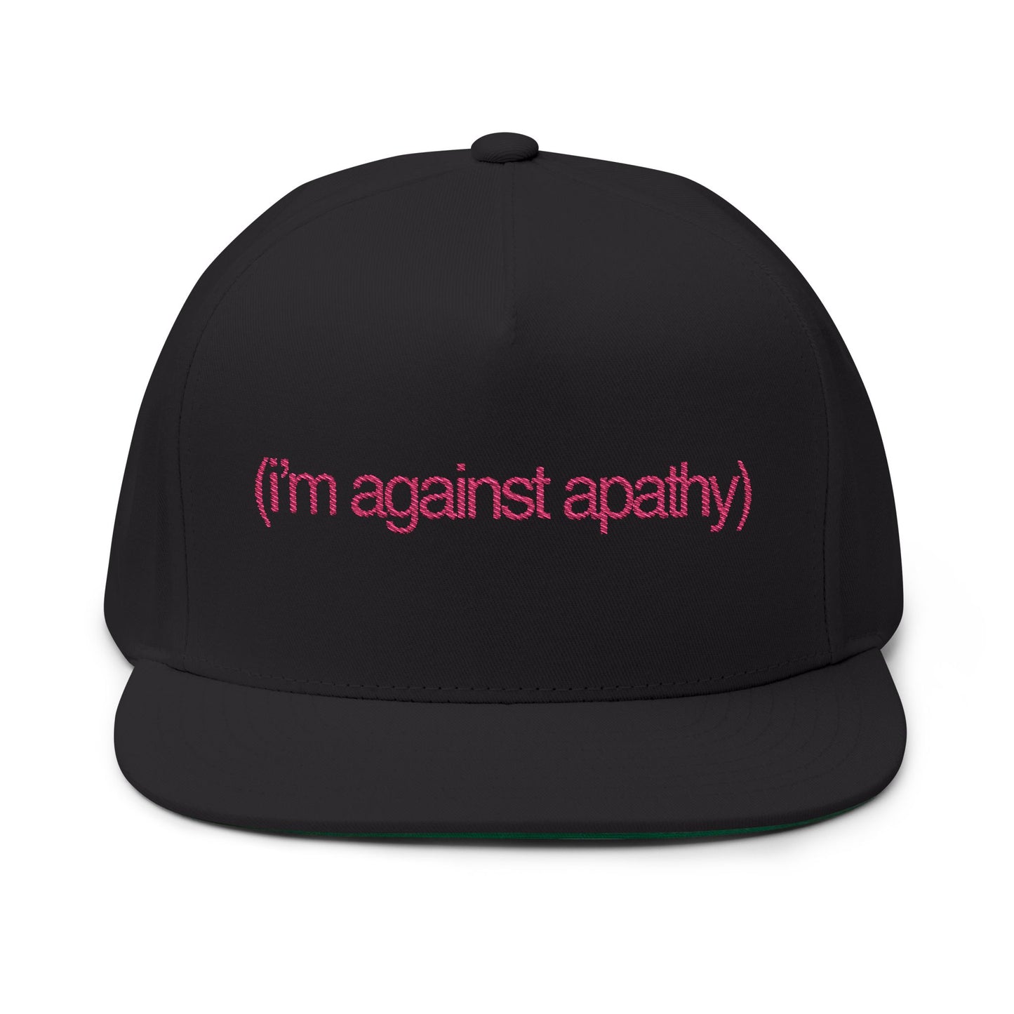 Against Apathy Embroidered Cap Black/Pink