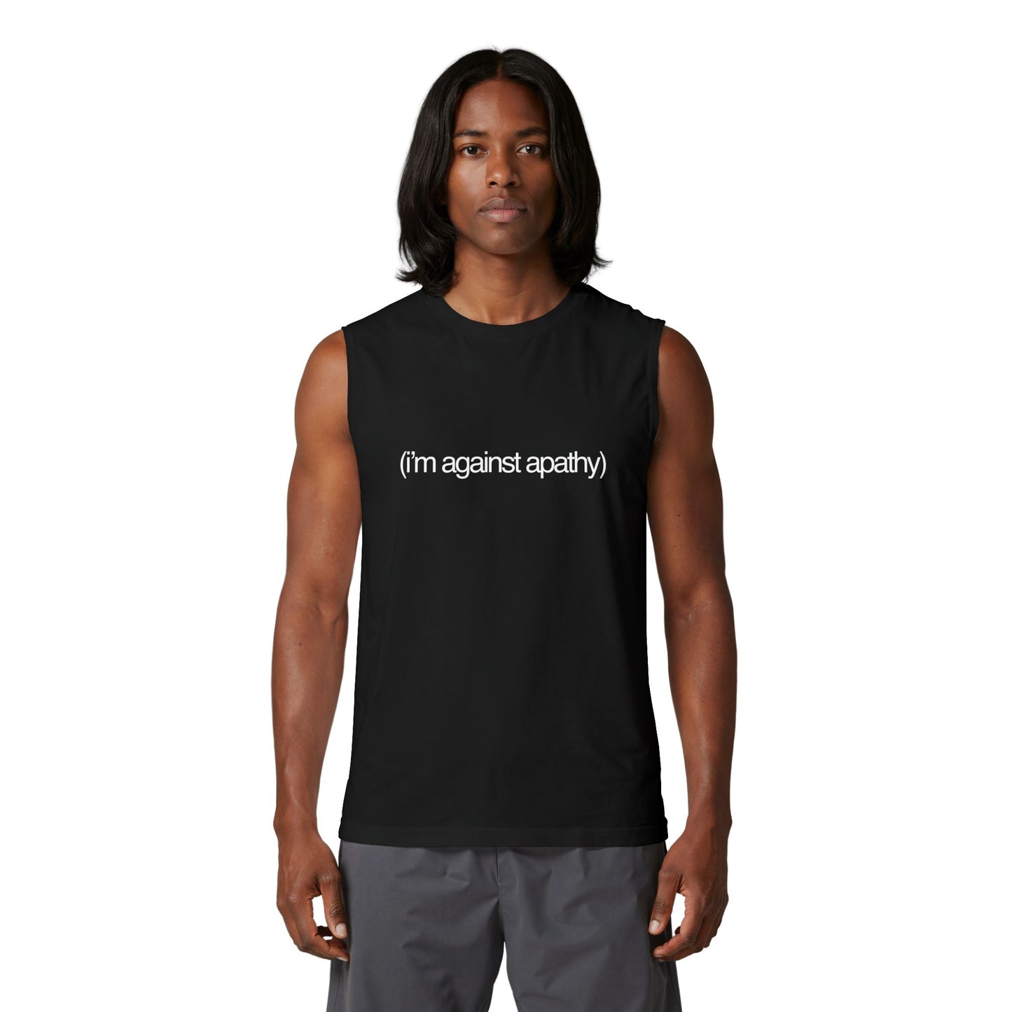 Against Apathy Muscle Tank