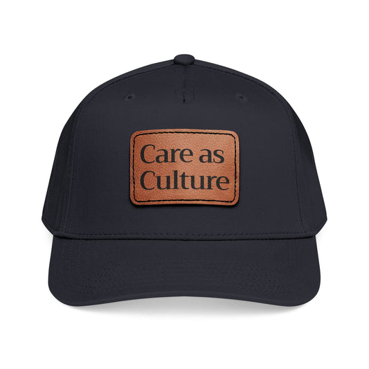 Care as Culture Cap Black/Leather