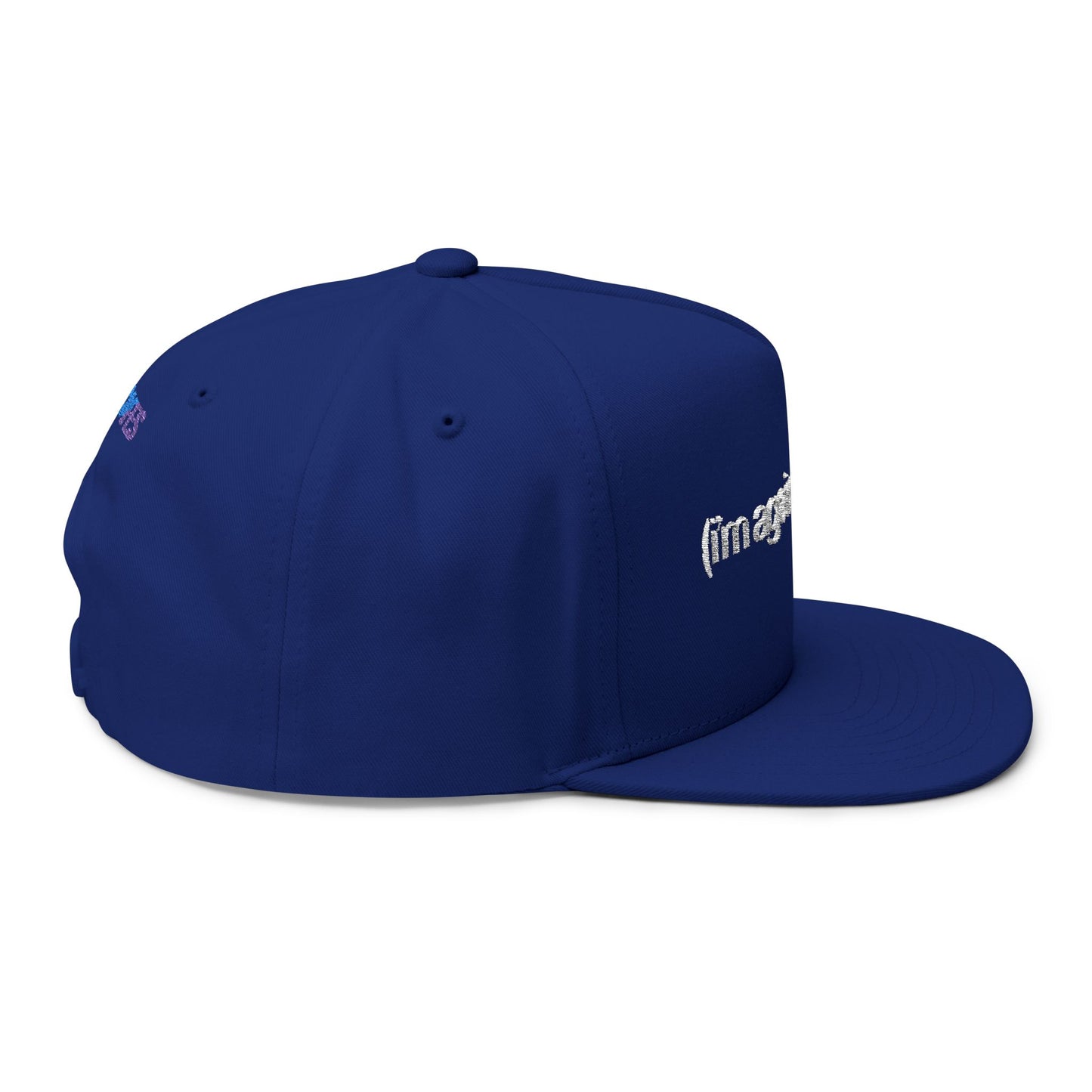 Against Apathy Embroidered Cap Blue/White