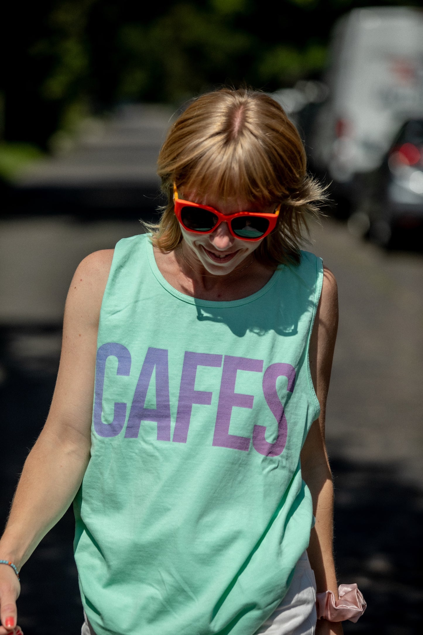 Summer Vibes Cafes Tank Ocean