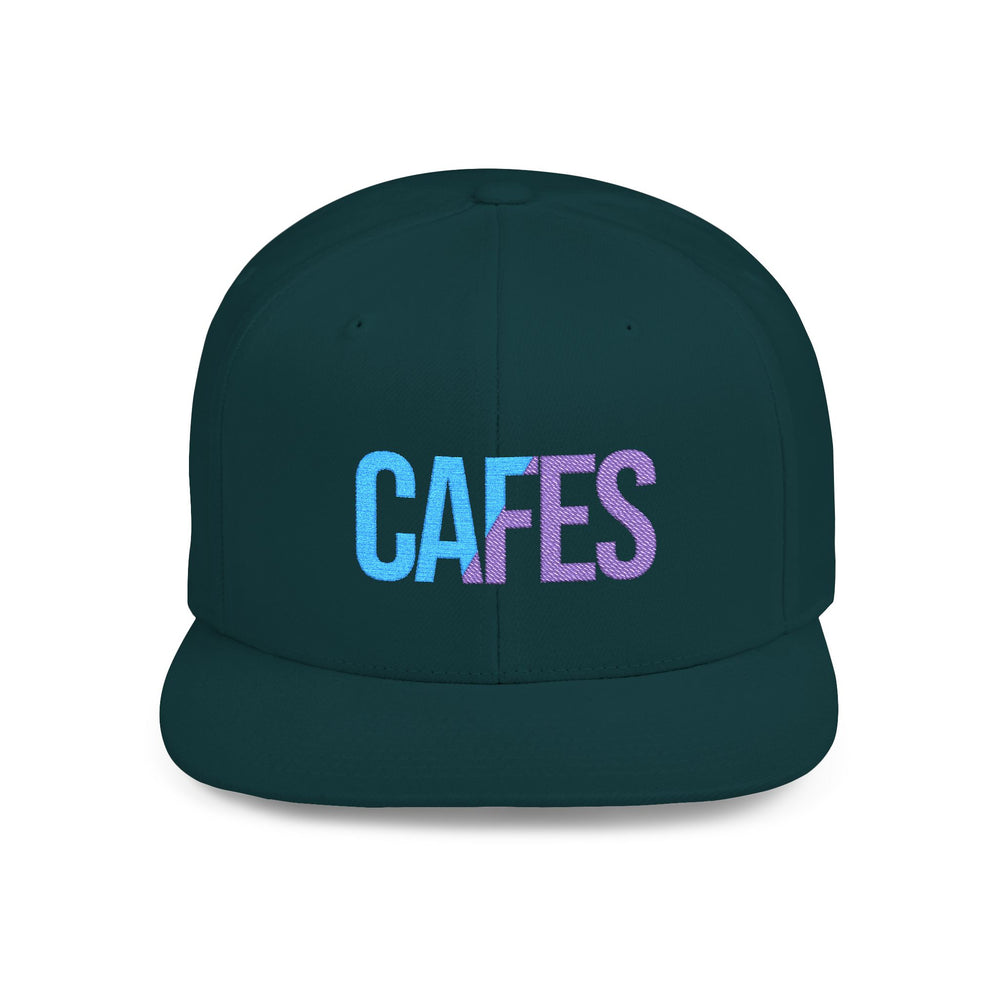 Cafes Cap Embroidered Green