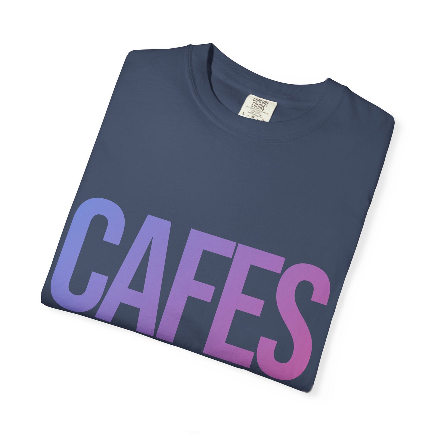 Cafes Tee in Midnight