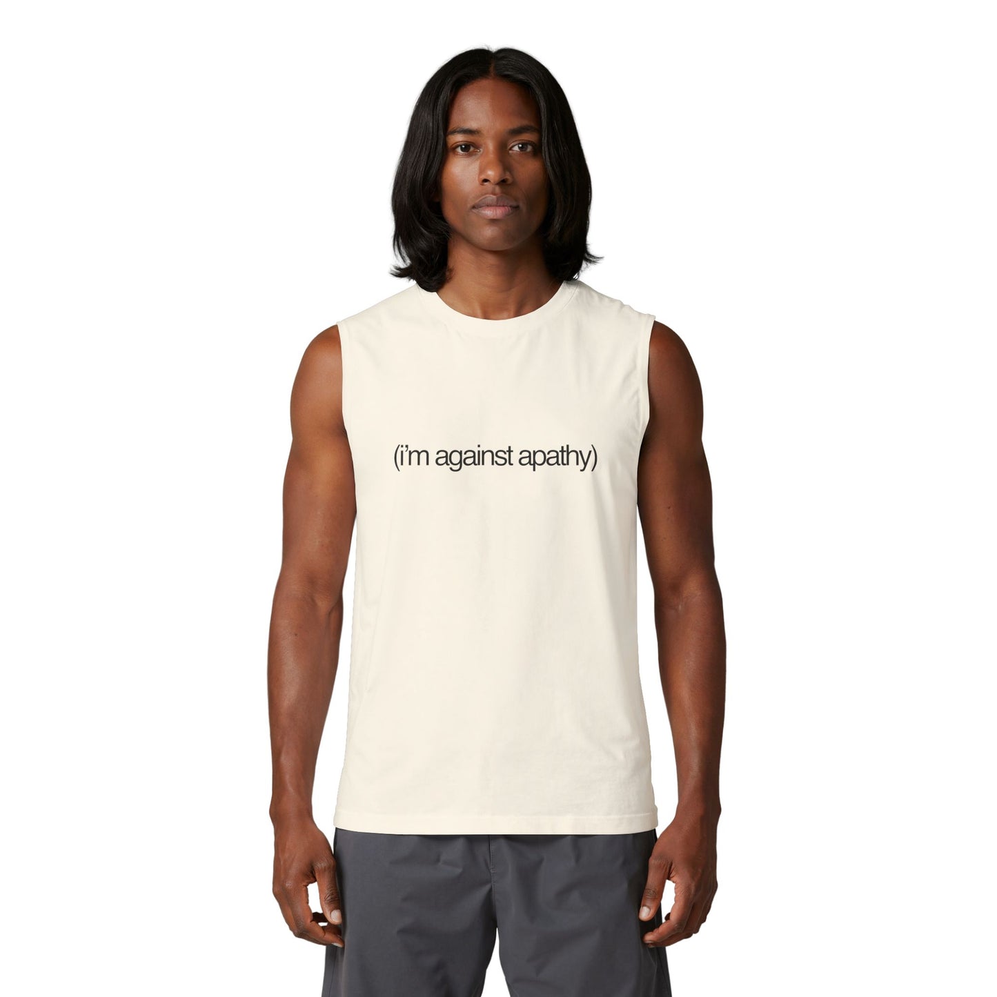 Against Apathy Muscle Tank