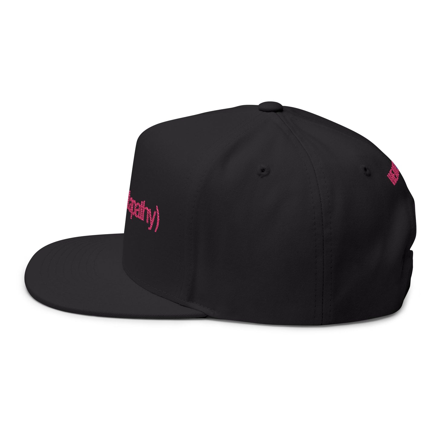 Against Apathy Embroidered Cap Black/Pink