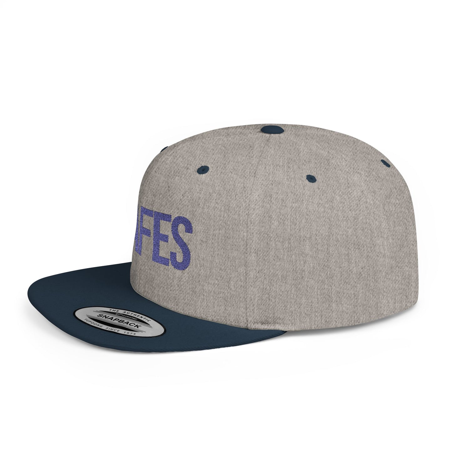 Cafes Cap Embroidered Gray/Navy