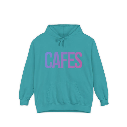 Teal Cafes Hoodie