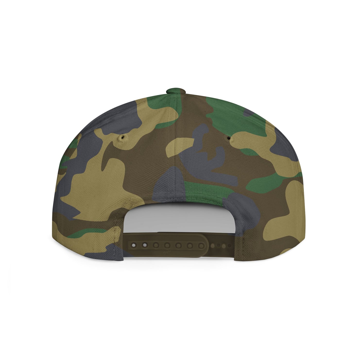 Cafes Cap Embroidered Camo