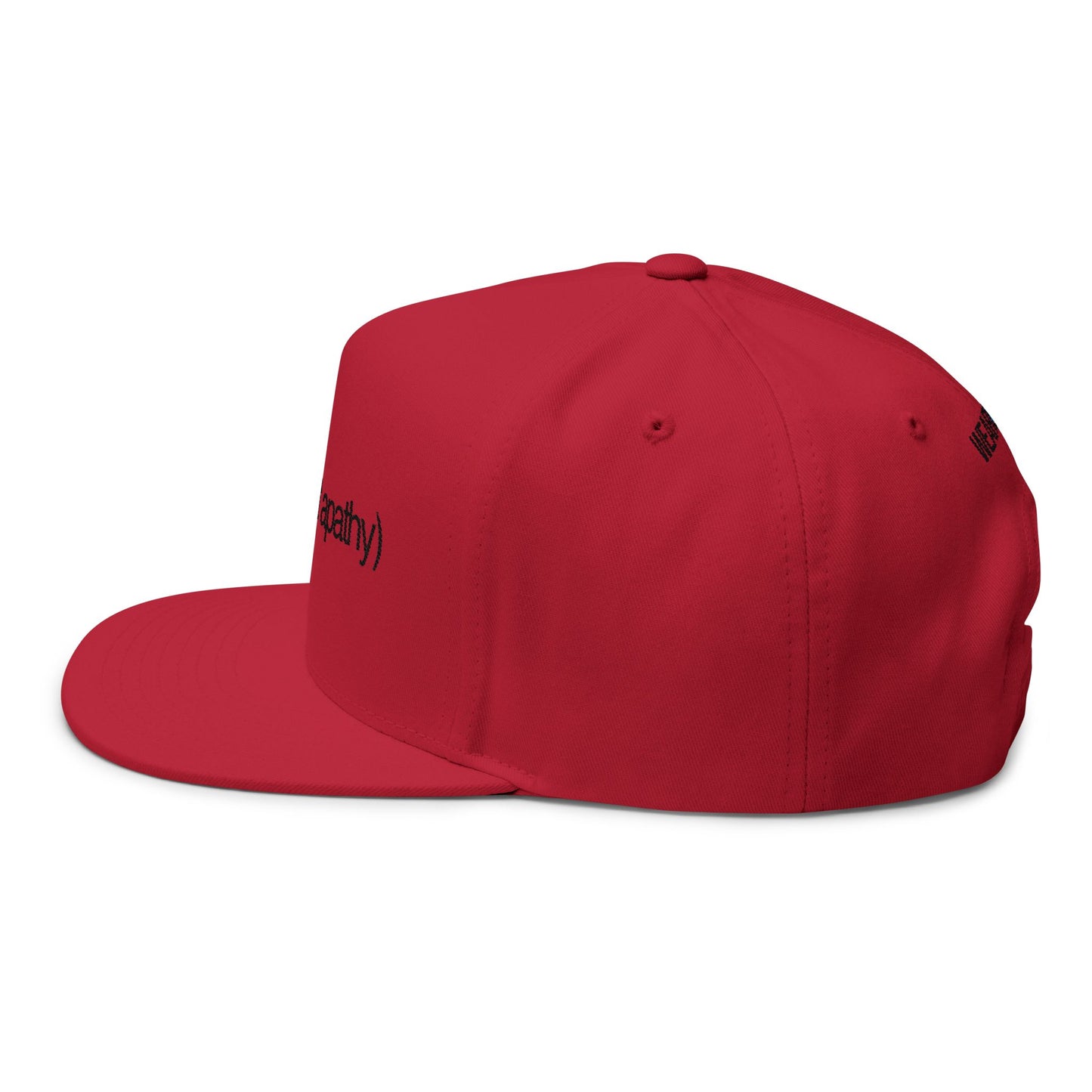 Against Apathy Embroidered Cap Red/Black
