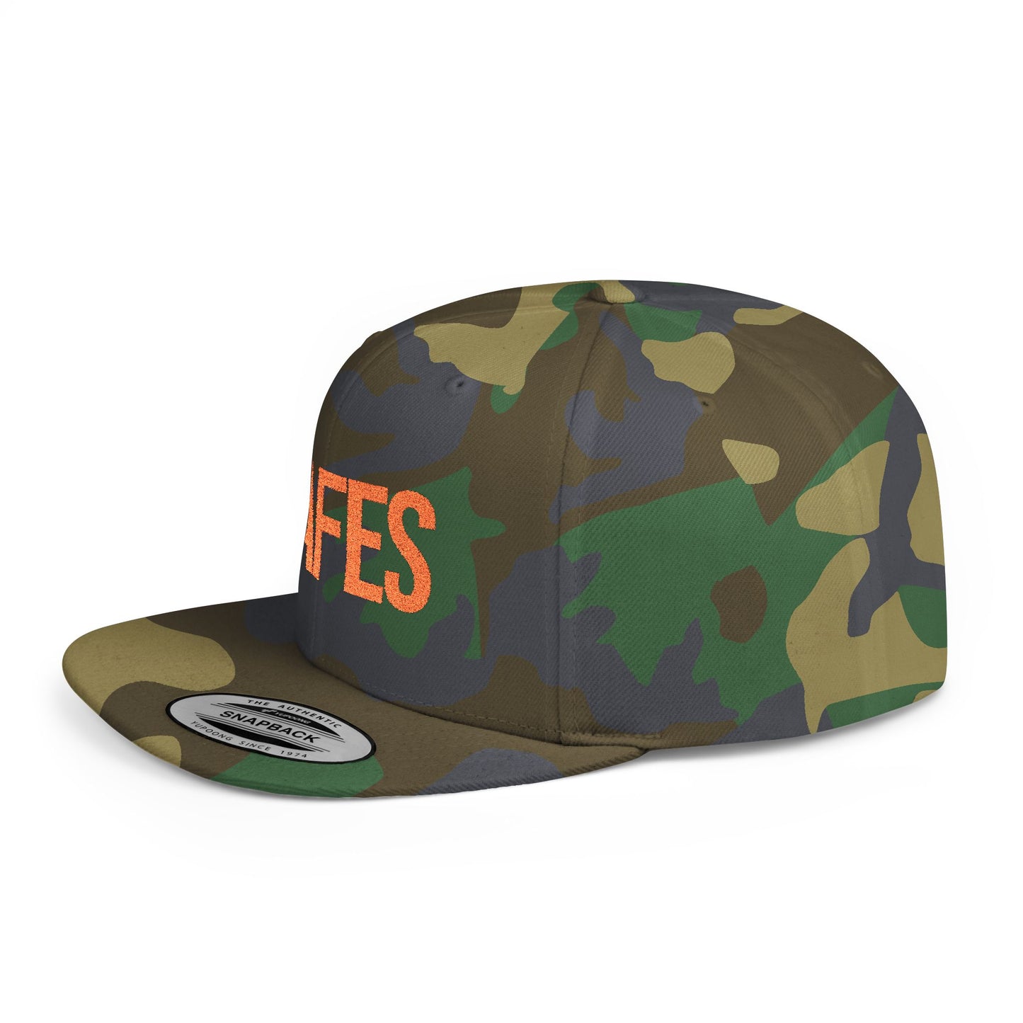 Cafes Cap Embroidered Camo