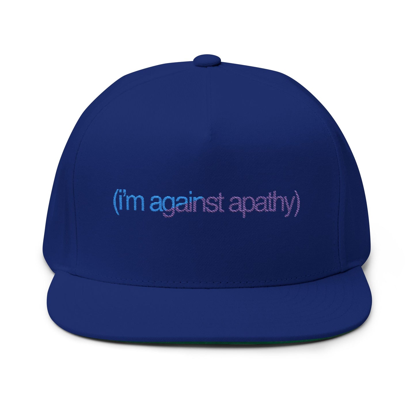 Against Apathy Embroidered Cap Blue/Gradient