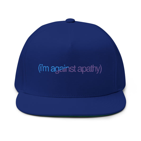 Against Apathy Embroidered Cap Blue/Gradient